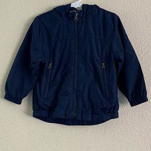 Gap Boys Navy Blue Lined Windbuster Jacket